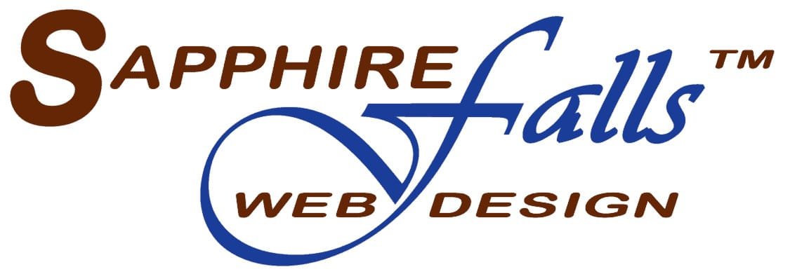 logo: Sapphire Falls Web Design TM